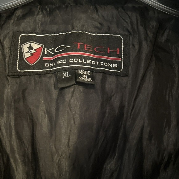 KC-TECH‎ DOWN FILLED MEN'S VEST SIZE  XL Black - Picture 3 of 6